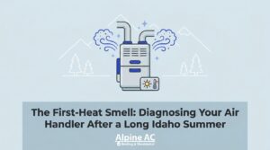 The First-Heat Smell: Diagnosing Your Air Handler After a Long Idaho Summer — featured image